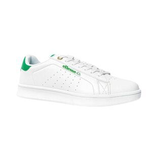 Ellesse Mens Logo Cupsole Sneakers / White/Green
